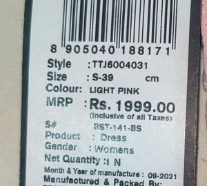 Tokyo Talkies Women's Casual Dress . New With Tag.