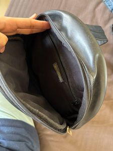 the cutest black mini backpack