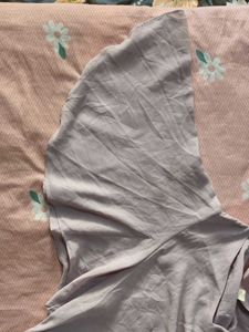 Stylish Lavender V-Neck Top