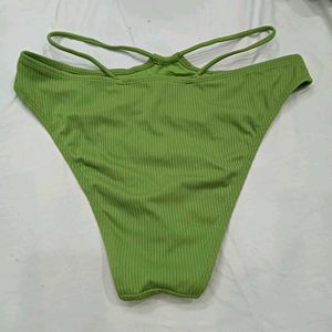 💙 Ribbed Green Bikini Bottom