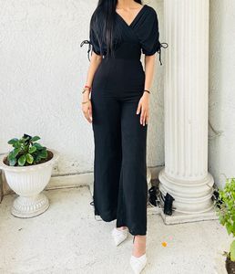 Elegant Black Wrap Top