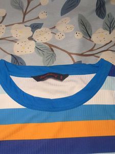 Striped Crop Tank Top