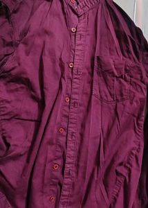 Navy Republic Maroon Shirt