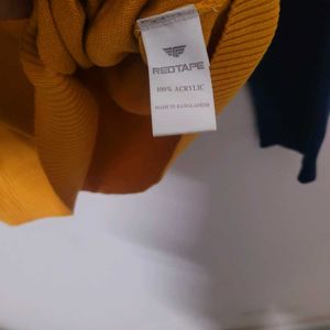 Red Tape Men's Contrast Sleeve pullover