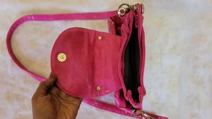 Hot Pink Crossbody Bag