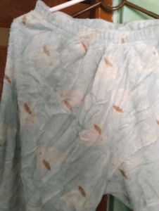 length 34,Cozy Printed Pajama Pants