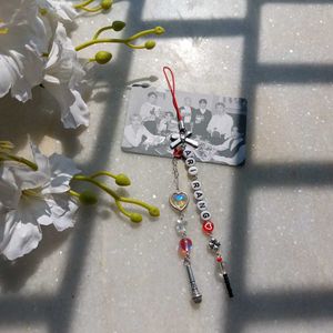 K-Pop Inspired Beaded Phone Charm