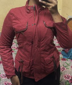 vintage red jacket