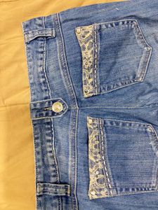 Embellished Flare Jeans