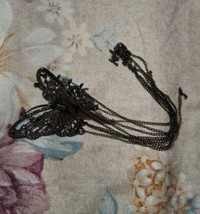 Vintage Butterfly Chain Hair Clip