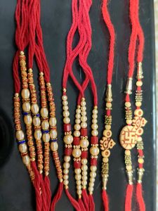 Beautiful Red Rakhi Set