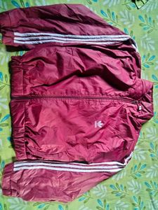 Maroon Fleece Lined Jacket