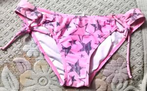 Pink Star Print Bikini Bottoms