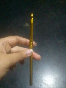 Crochet Needle New One Golden Colour