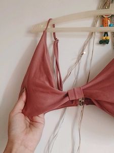 Stylish Pink Bikini Top