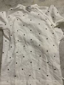 Cute Polka Dot Baby Wrap Top