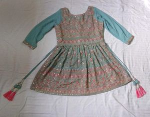 Embroidered Sharara Pants