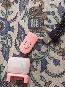 Pink Selfie Stick with Light