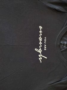 Black Color T-shirt for women