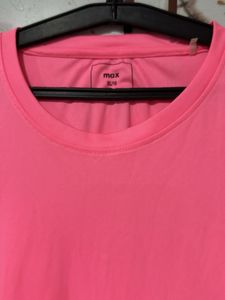 Bright Pink Athletic T-Shirt, Bust- 36/34 XL