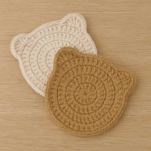 Crochet Bear Coaster