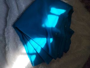 Elegant Teal Saree with Sequins
