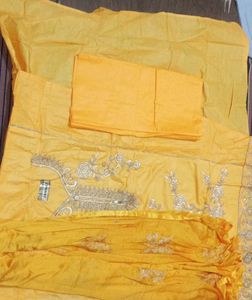 Yellow Embroidered Kurta Set