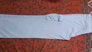 Unisex Light Blue Stretchable Casual Pant