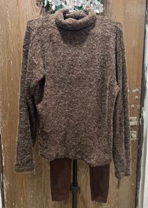 brown coord for winter