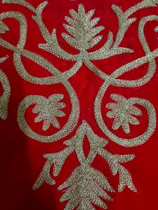 very beautiful red dress