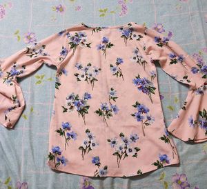Buy This Pink Bell-Sleeve Top Before Someone Else