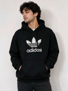 Adidas Vintage Black Hoodie