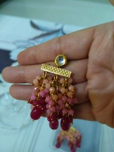 Stunning Beaded Dangle Earrings