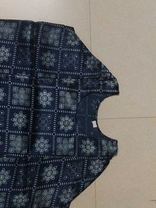 Stylish Blue Printed Kurta