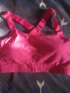 Magenta Sports Bra | Comfortable Fit | Good Condit