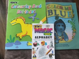 Combo of 4 Creative Coloring Activity Books