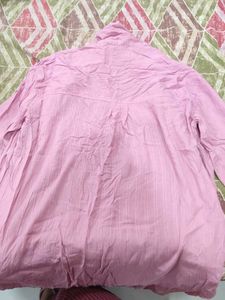 Pink Oversized Shirt