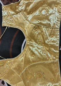 Embellished Golden Blouse