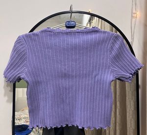 Ribbed Crop Cardigan
