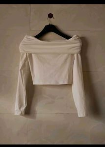 Off-Shoulder Crop Top