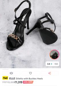 ELLE Stiletto with Buckles Heels