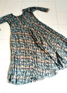 Beautiful Printed Anarkali Gown