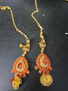 🔥 Bridal Heavy Jewellery 🔥 Orange Color