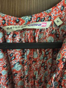 Floral Print Tassel Blouse