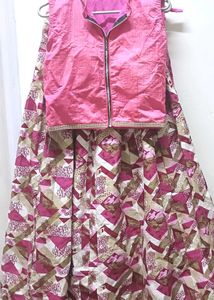 ethnic stylish skirt with crop top