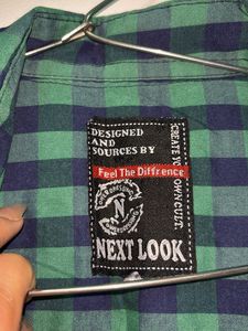 Checked Green Shirt