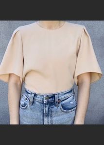 Zara Beige Top
