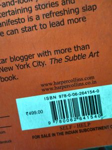 The Subtle Art of Not Giving a F*ck
