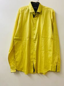 Yellow dotted full-sleeve shirt Size XL