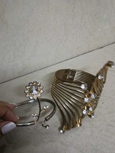 Unique Designer Cuff Bracelet set of 2